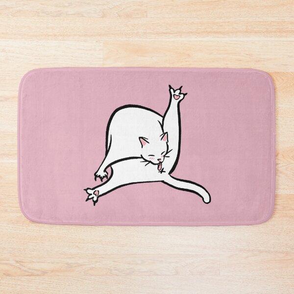 Item preview, Flexible Cat Grooming with Heart Toe Beans Illustration designed and sold by magdalenanegra.