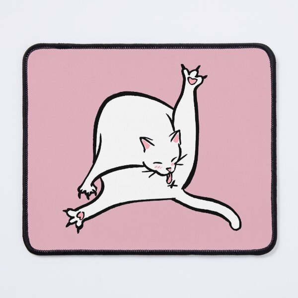 Item preview, Flexible Cat Grooming with Heart Toe Beans Illustration designed and sold by magdalenanegra.