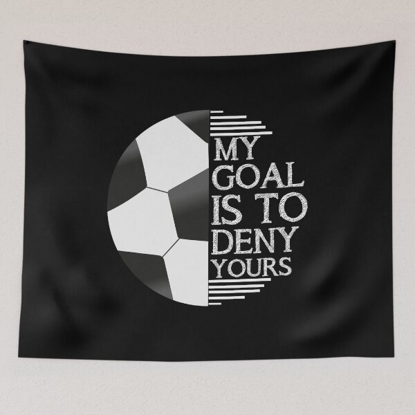 Item preview, Boy Soccer T Shirt Kid Youth Funny My Goal Is To Deny Yours designed and sold by mester26.