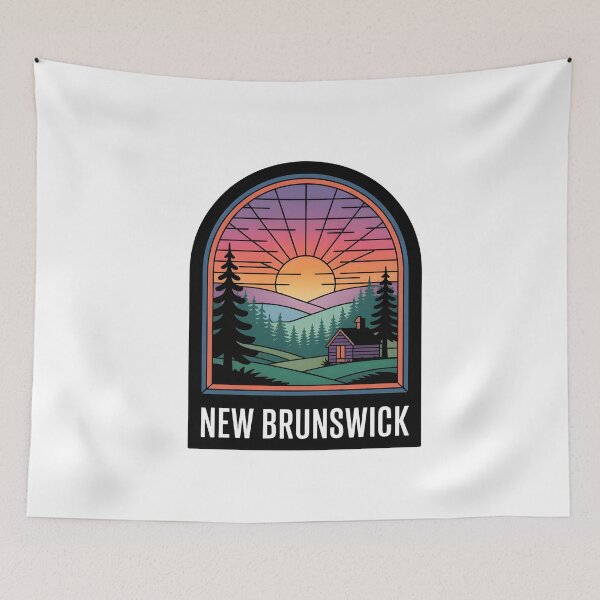 Item preview, New Brunswick Cabin Sunset Design designed and sold by Paper Drip.