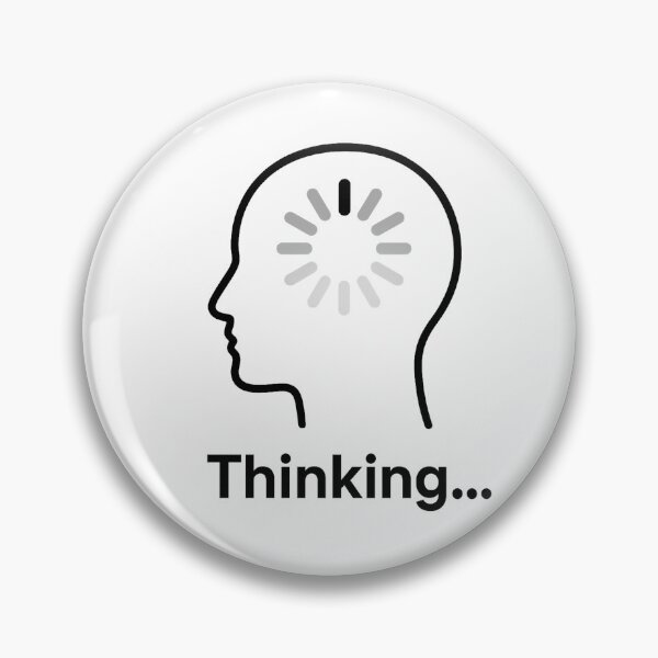 Artikelvorschau, Buffering Brain – Lustiges minimalistisches Design entworfen und verkauft von ustylelab.