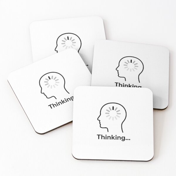 Artikelvorschau, Buffering Brain – Lustiges minimalistisches Design entworfen und verkauft von ustylelab.