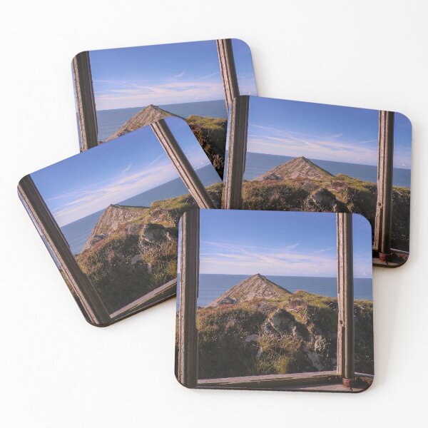 Item preview, HIGHER SHARPNOSE POINT FRAMED BY RUINED LOOKOUT CORNWALL designed and sold by Richard Brookes Photography.