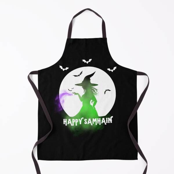 Item preview, HAPPY SAMHAIN WITCH WHITE designed and sold by S-Q-Studios.