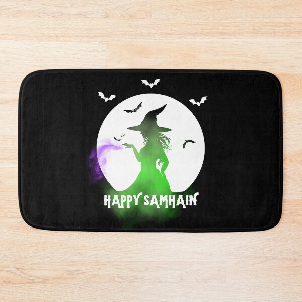 Item preview, HAPPY SAMHAIN WITCH WHITE designed and sold by S-Q-Studios.