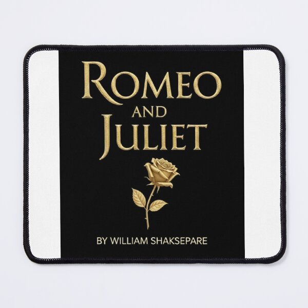 Item preview, Romeo & Juliet Golden Rose Typography | Elegant Shakespearean Design designed and sold by Boski22.