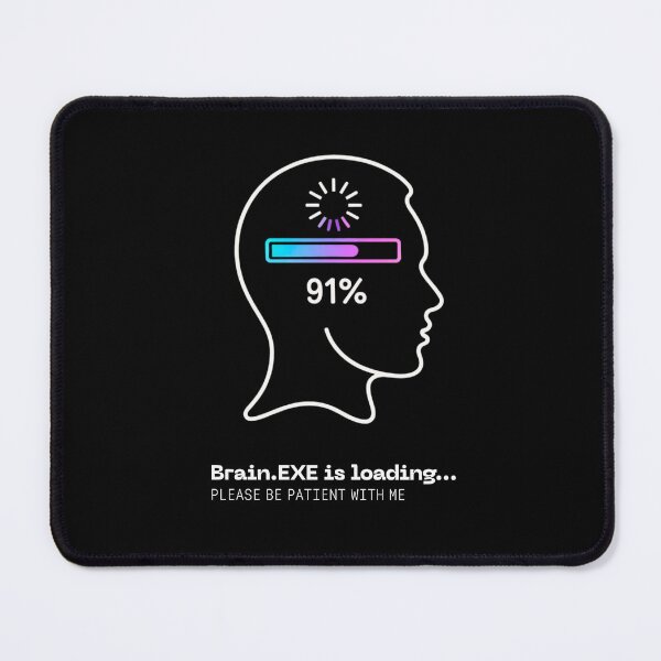 Item preview, Brain Buffering Loading Bar - ADHD Awareness - Neurodivergent Pride Art designed and sold by Zenka Design's.