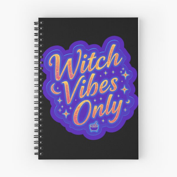 Item preview, Witch Vibes Only Sticker | Purple Witch Aesthetic Magic Mood Quote designed and sold by The Best Trending Now!.