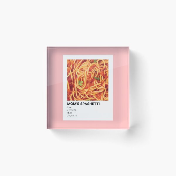 Item preview, Mom's Spaghetti Pantone Color designed and sold by emiliapapaya.