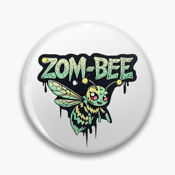 Item preview, Zom-Bee Neon Undead Honeybee designed and sold by DariaOltes.