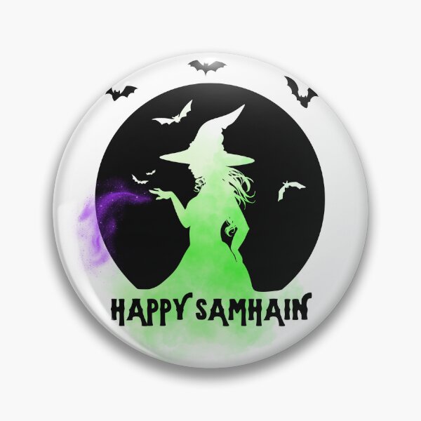 Item preview, HAPPY SAMHAIN WITCH designed and sold by S-Q-Studios.