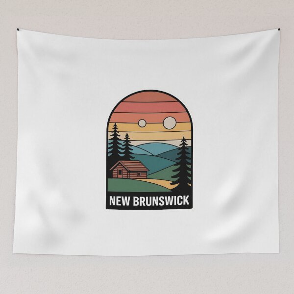 Item preview, New Brunswick Cabin Sunset Design designed and sold by Paper Drip.