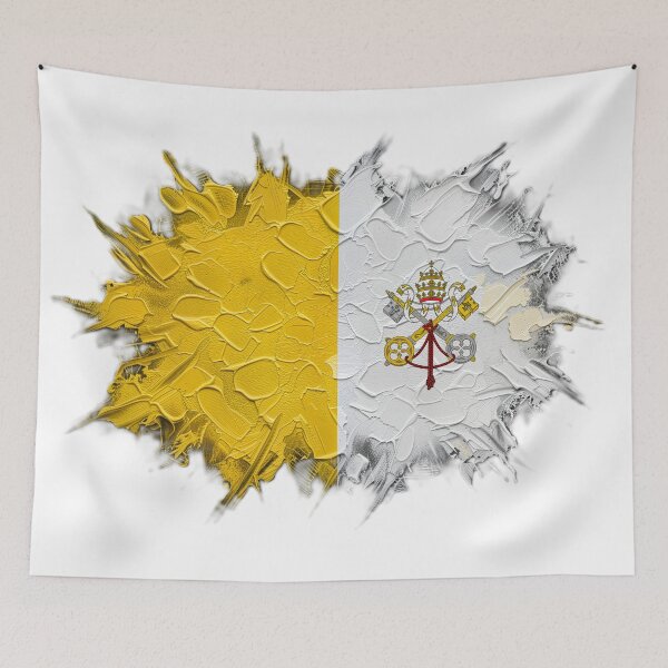 Item preview, VATICAN CITY FLAG designed and sold by BUCHELI-ART..