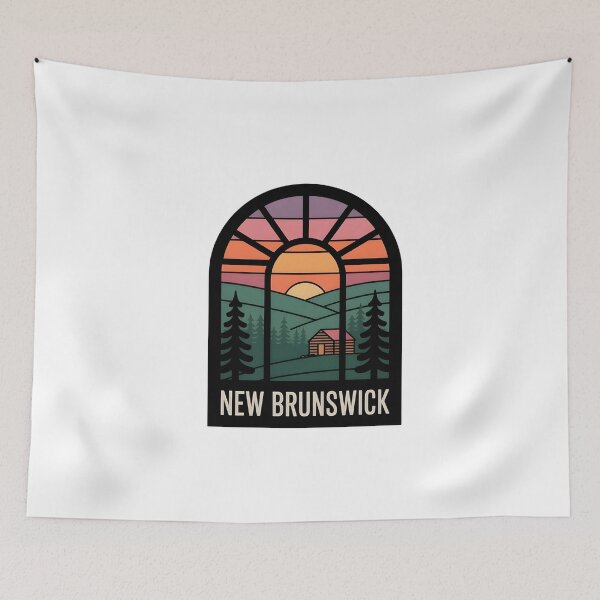 Item preview,  New Brunswick Cabin Sunset Design designed and sold by Paper Drip.
