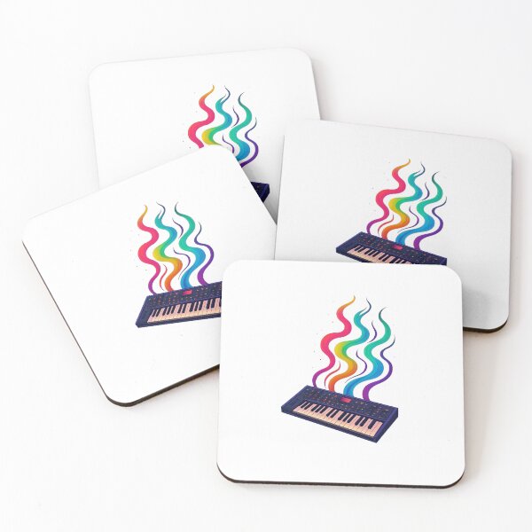 Item preview, Synthwave Vibes – Colorful Music Flow designed and sold by ustylelab.