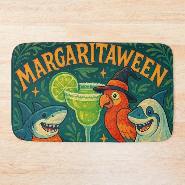 Item preview, MARGARITAWEEN - HALLOWEEN IN MARGARITAVILLE - 9216x9216 designed and sold by darky72.