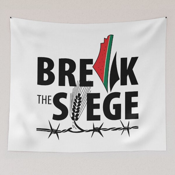 Item preview, Break the Siege Palestine Support Human Rights Freedom Design designed and sold by Hurriyyatee.