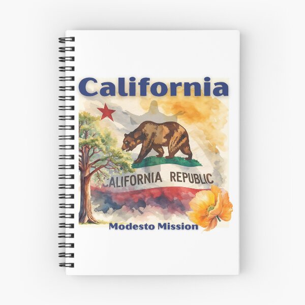 Item preview, Misión de Modesto, California designed and sold by Seeshellspace Designs.