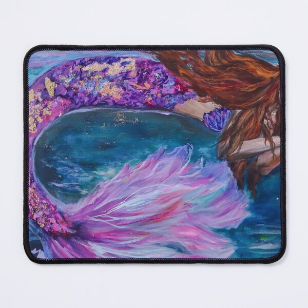 Item preview, Fantasy mermaid “pearl keeper”  designed and sold by breannarothwell.