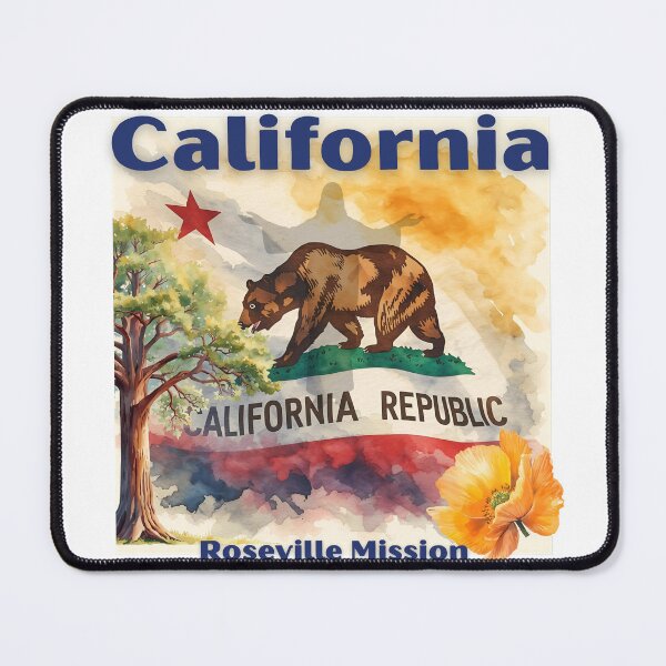 Item preview, California Roseville Mission designed and sold by Seeshellspace Designs.