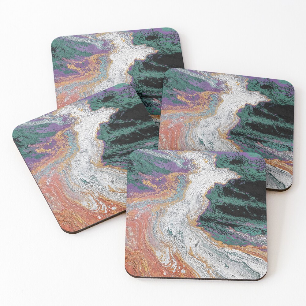 Item preview, Coasters (Set of 4) designed and sold by Crit-Chance.