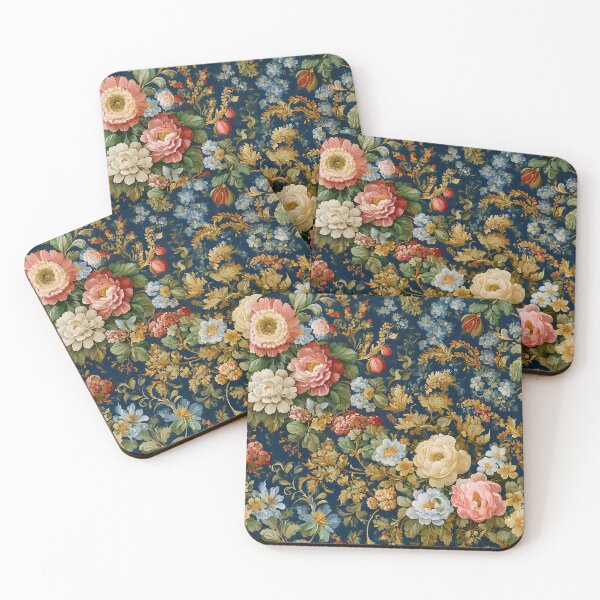 Item preview, Medieval florals designed and sold by SophieClimaArt.