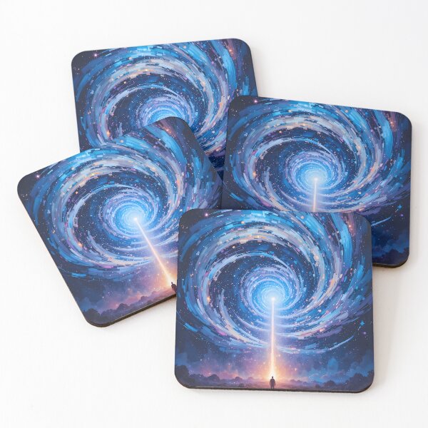 Item preview, Painting Stunning Cosmic Scenes Vibrant Colors Patterns Lights designed and sold by ART ATTACK ZONE.