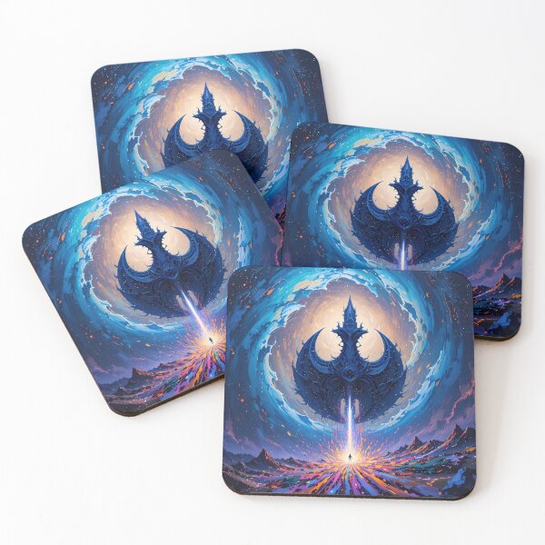 Item preview, Oil Stunning Cosmic Scenes Vibrant Colors Patterns Lights designed and sold by ART ATTACK ZONE.