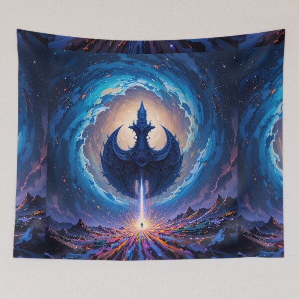 Item preview, Oil Stunning Cosmic Scenes Vibrant Colors Patterns Lights designed and sold by ART ATTACK ZONE.