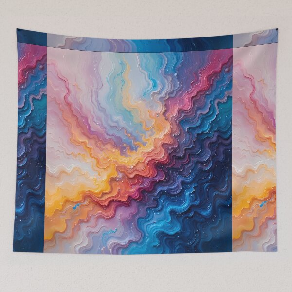 Item preview, Canvas Stunning Cosmic Scenes Vibrant Colors Patterns Lights designed and sold by ART ATTACK ZONE.