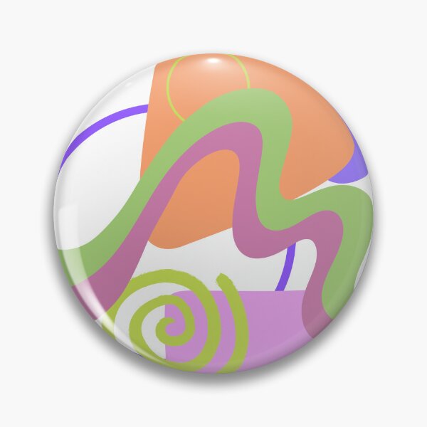 Item preview, Wavy Line Retro Color Swirl designed and sold by IntoClearWater.