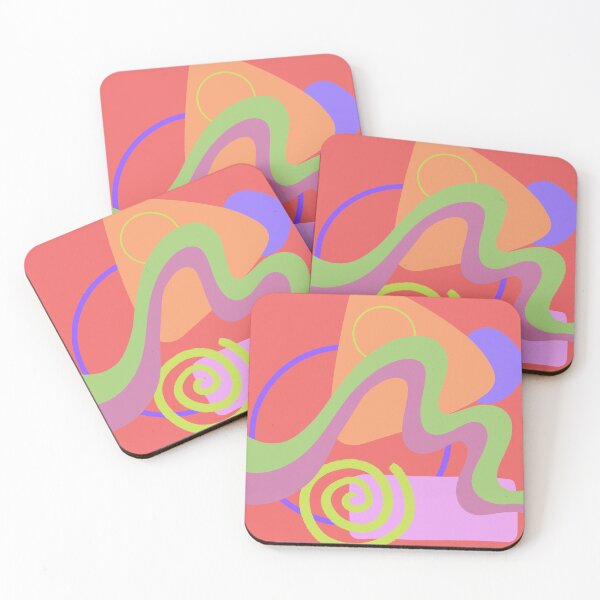 Item preview, Wavy Line Retro Color Swirl designed and sold by IntoClearWater.