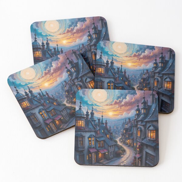 Item preview, City Stunning Cosmic Scenes Vibrant Colors Patterns Lights designed and sold by ART ATTACK ZONE.