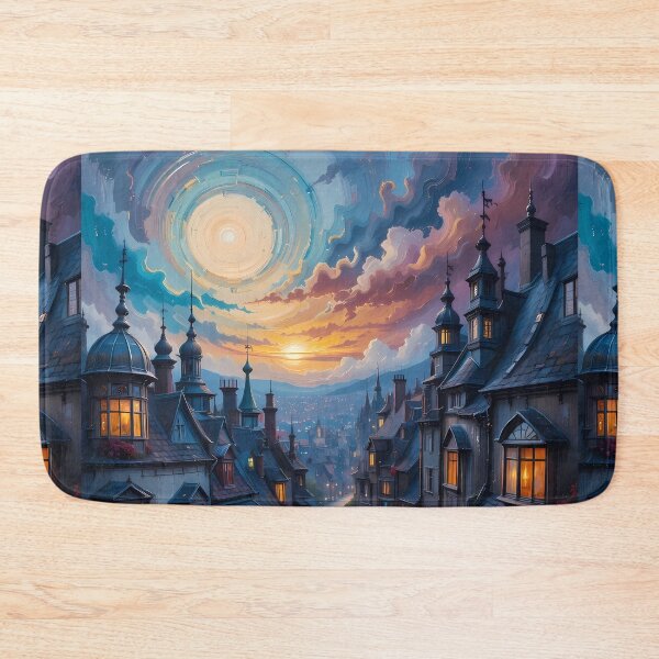 Item preview, City Stunning Cosmic Scenes Vibrant Colors Patterns Lights designed and sold by ART ATTACK ZONE.