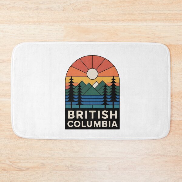 Item preview, British Columbia Mountain Window Retro Design designed and sold by Paper Drip.