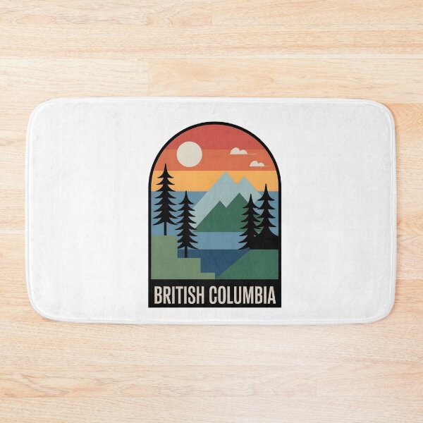 Item preview, British Columbia Mountain Window Retro Design designed and sold by Paper Drip.