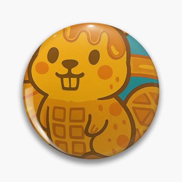 Item preview, Waffle Beaver in the Syrup Stream designed and sold by Whiskers&Waffles.