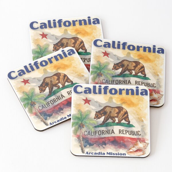Item preview, California Arcadia Mission designed and sold by Seeshellspace Designs.