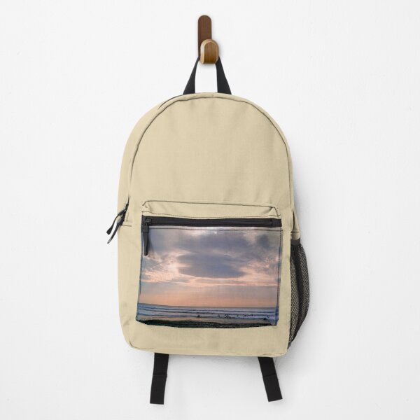 Item preview, AUTUMNAL SKY OVER SURFERS AT CROOKLETS BEACH CORNWALL designed and sold by Richard Brookes Photography.