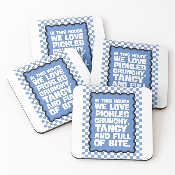 Item preview, In This House We Love Crunchy Tangy and Full of Bites designed and sold by Dondonmart.