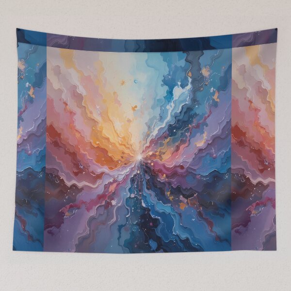 Item preview, Friends Stunning Cosmic Scenes Vibrant Colors Patterns Lights designed and sold by ART ATTACK ZONE.