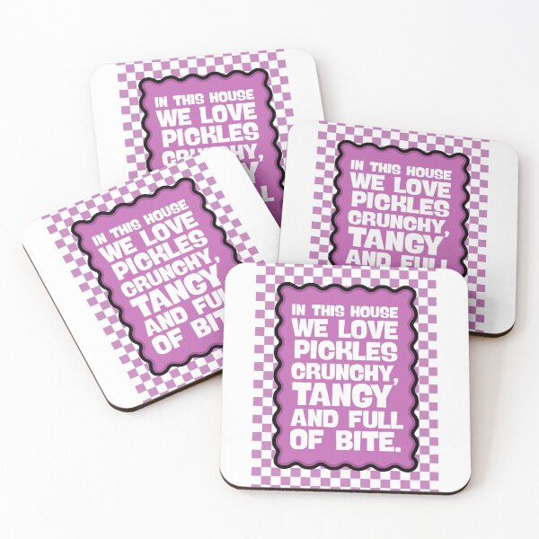 Item preview, In This House We Love Crunchy Tangy and Full of Bites designed and sold by Dondonmart.