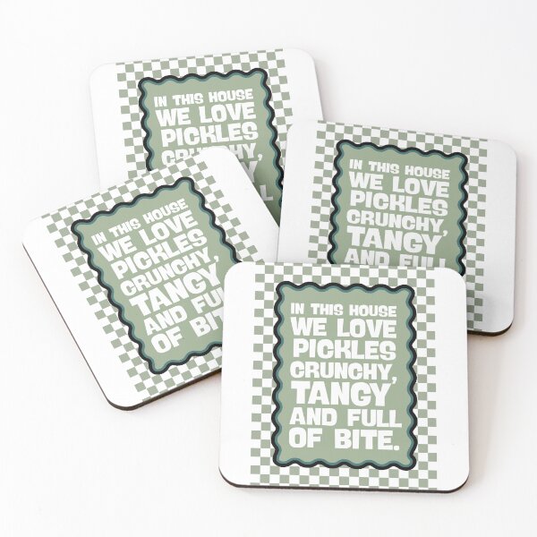 Item preview, In This House We Love Crunchy Tangy and Full of Bites designed and sold by Dondonmart.