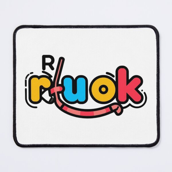 Item preview, R U OK – Colorful Positive Message Design designed and sold by Nejjar-store.