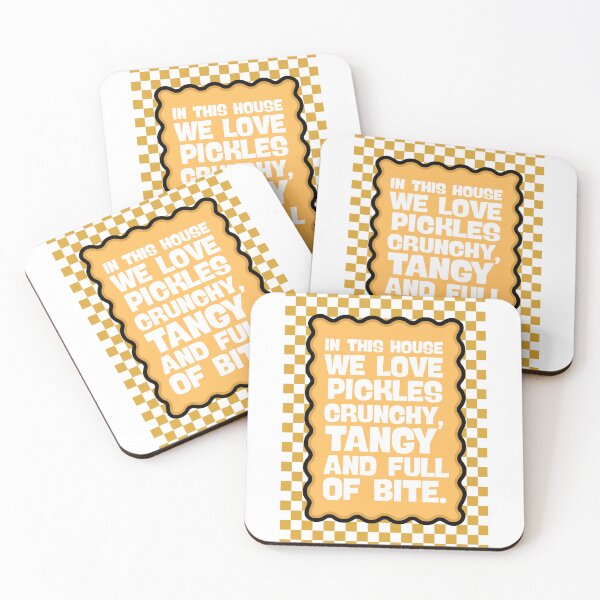 Item preview, In This House We Love Crunchy Tangy and Full of Bites designed and sold by Dondonmart.
