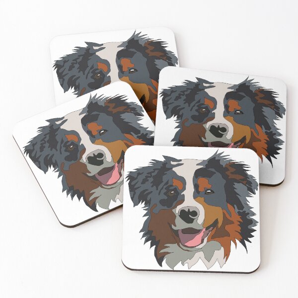 Artikelvorschau, Kopie des Blue Merle Australian Shepherd entworfen und verkauft von LeahcarsArt.
