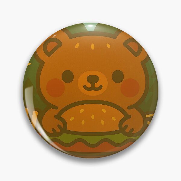 Item preview, Burger Bear in the Sunny Forest designed and sold by Whiskers&Waffles.