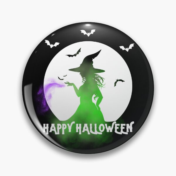 Item preview, HAPPY HALLOWEEN WITCH WHITE designed and sold by S-Q-Studios.