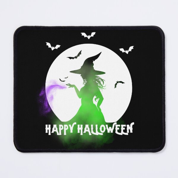 Item preview, HAPPY HALLOWEEN WITCH WHITE designed and sold by S-Q-Studios.
