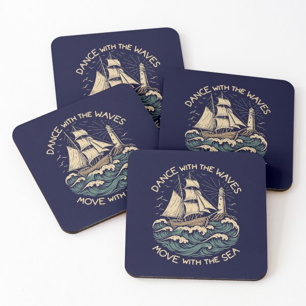 Item preview, Dance with the Waves, Move with the Sea Nautical Quote designed and sold by CRHPOD20.